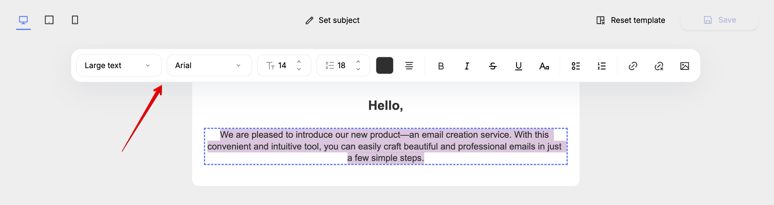 Retail Rocket wysiwyg